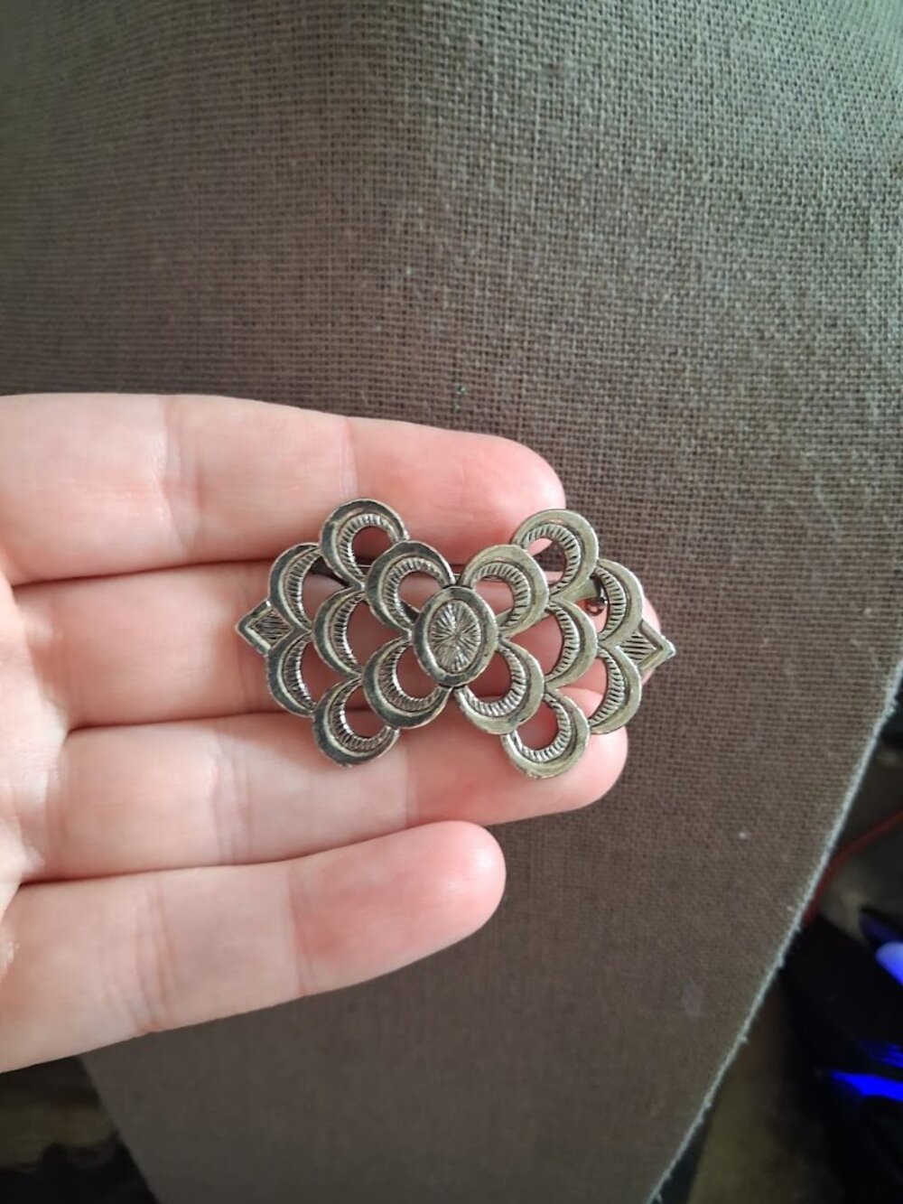 Unusual brooch